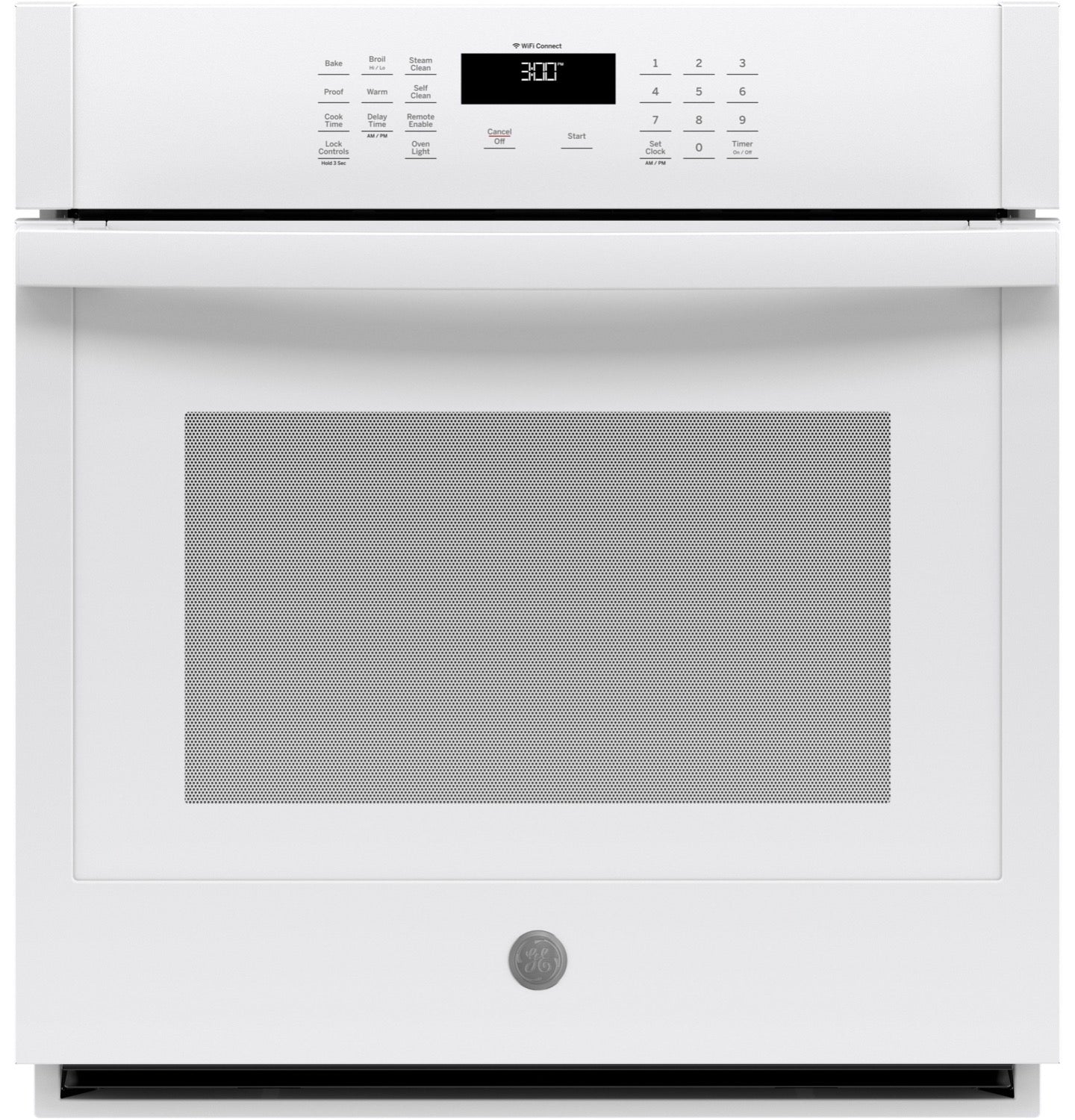 GE White Single Wall Oven (4.3 Cu.Ft.) - JKS3000DNWW