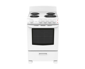 GE Cuisinière électrique 2,9 pi³ 24 po blanc JCAS300DMWW