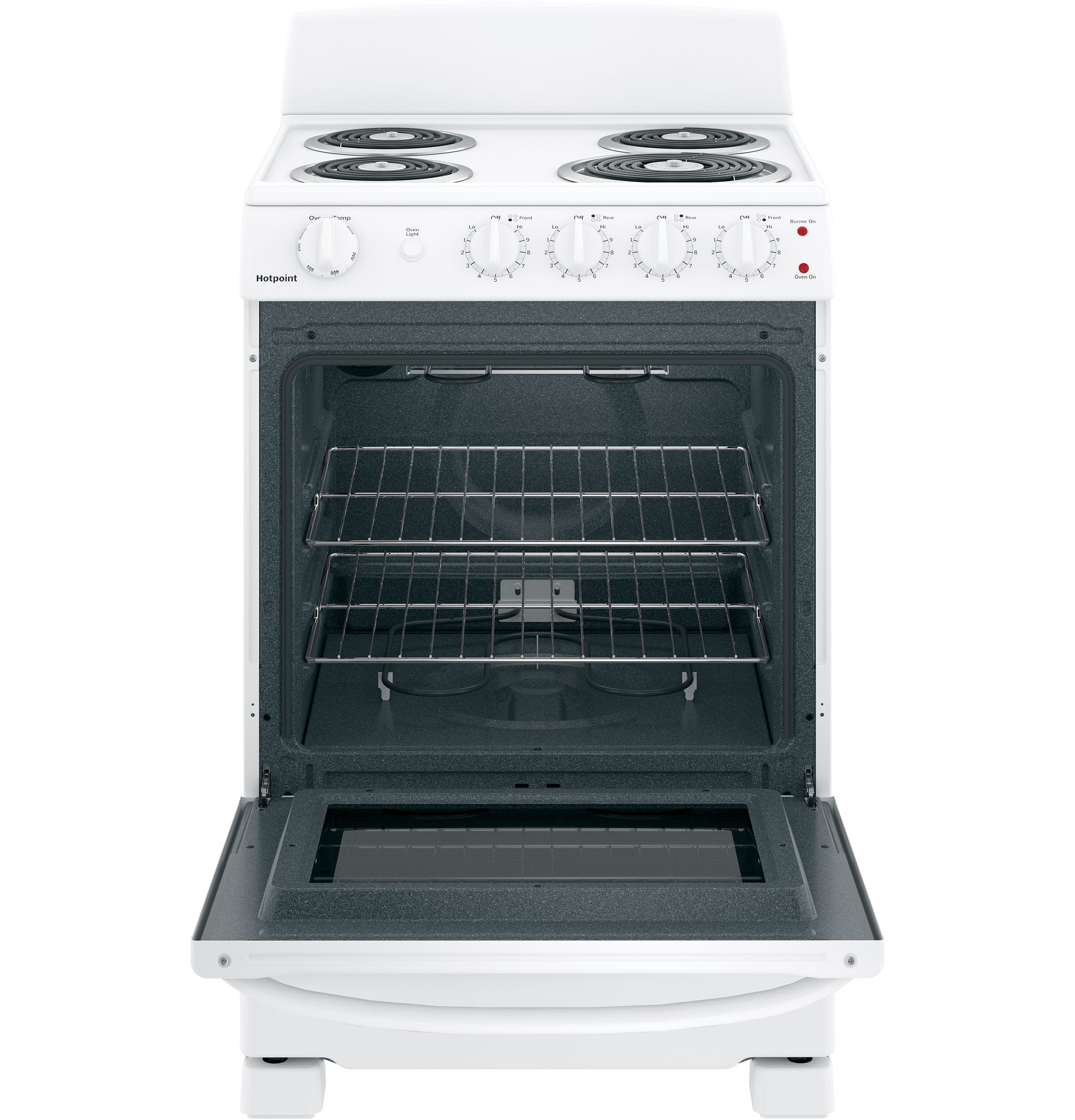 GE 24" White Freestanding Electric Range (2.9 Cu. Ft.) - JCAS300DMWW