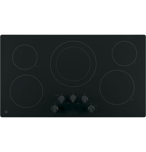 GE Surface de cuisson électrique 36 po noire JP3036DLBB
