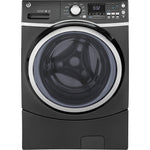 GE Diamond Grey Front Load Washer (5.2 IEC Cu. Ft.) - GFW450SPMDG
