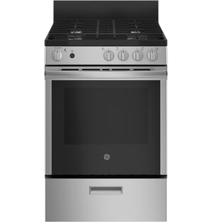 GE Cuisinière au gaz 2,9 pi³ 24 po inox JCGAS640RMSS