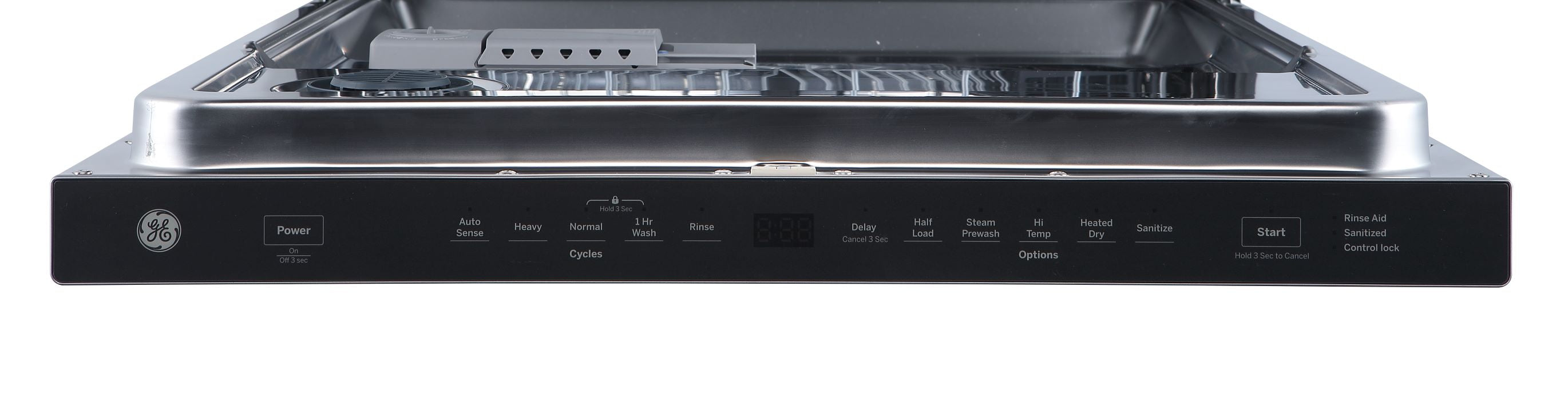 GE Stainless Steel 24" Built-In Top Control Dishwasher - GBP655SSPSS