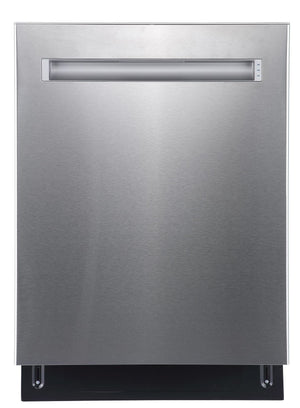 GE Lave-vaisselle encastré 24 po avec commandes sur le dessus acier inoxydable GBP655SSPSS