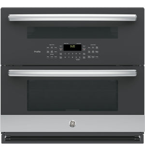 GE Profile Four double encastré à convection Twin Flex® 30 po inox PT9200SLSS