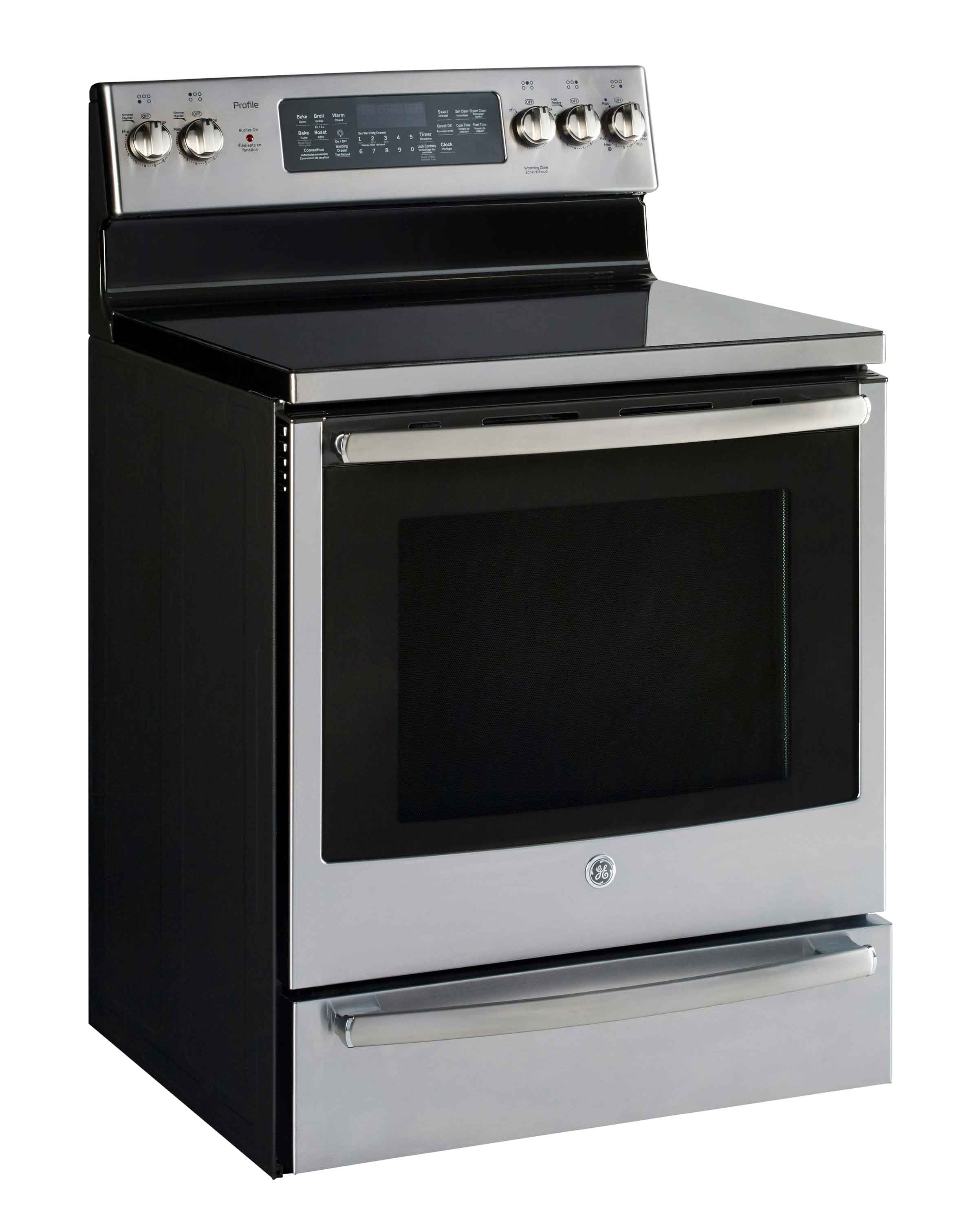 GE Profile Stainless Steel 30" Freestanding Electric Range (6.2 Cu.Ft.) - PCB940YKFS