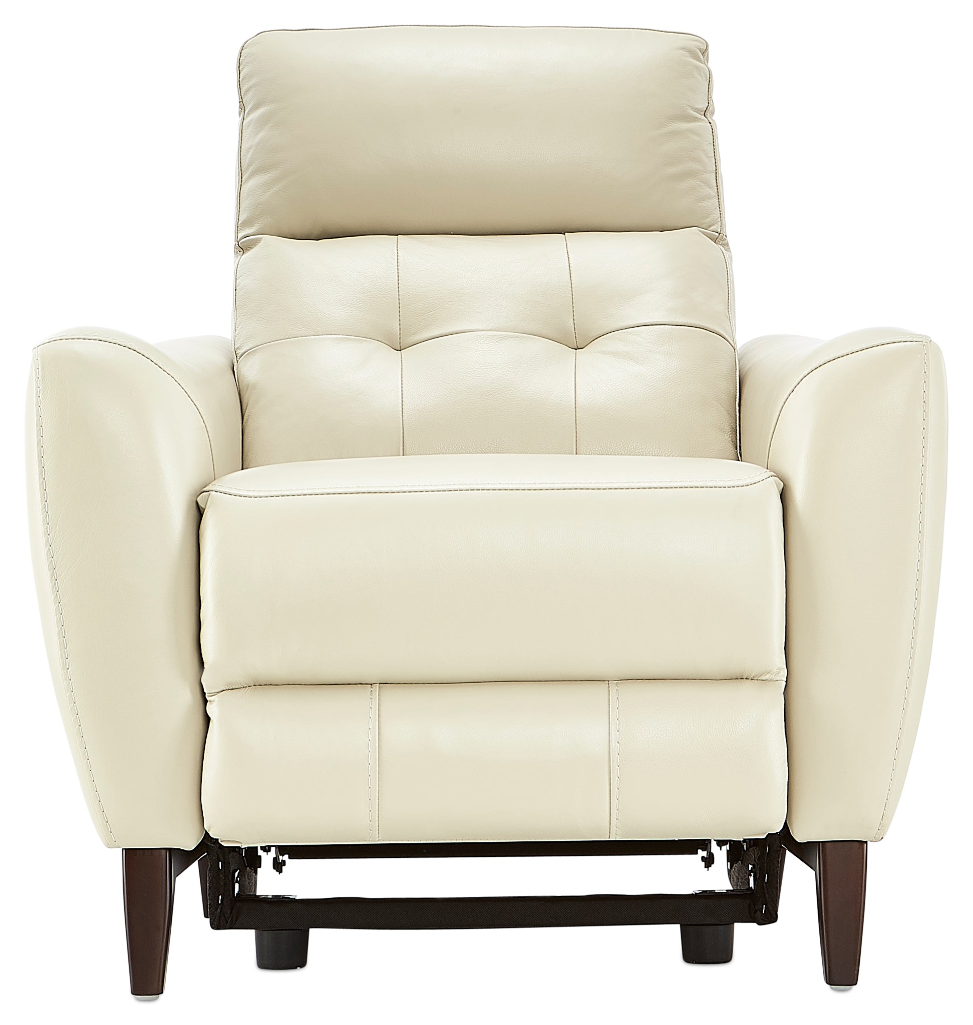 Wexner Leather Dual Power Recliner - Colby Stone