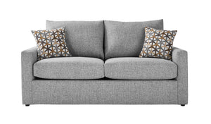 Harper Sofa-lit double avec matelas en mousse mémoire - gris