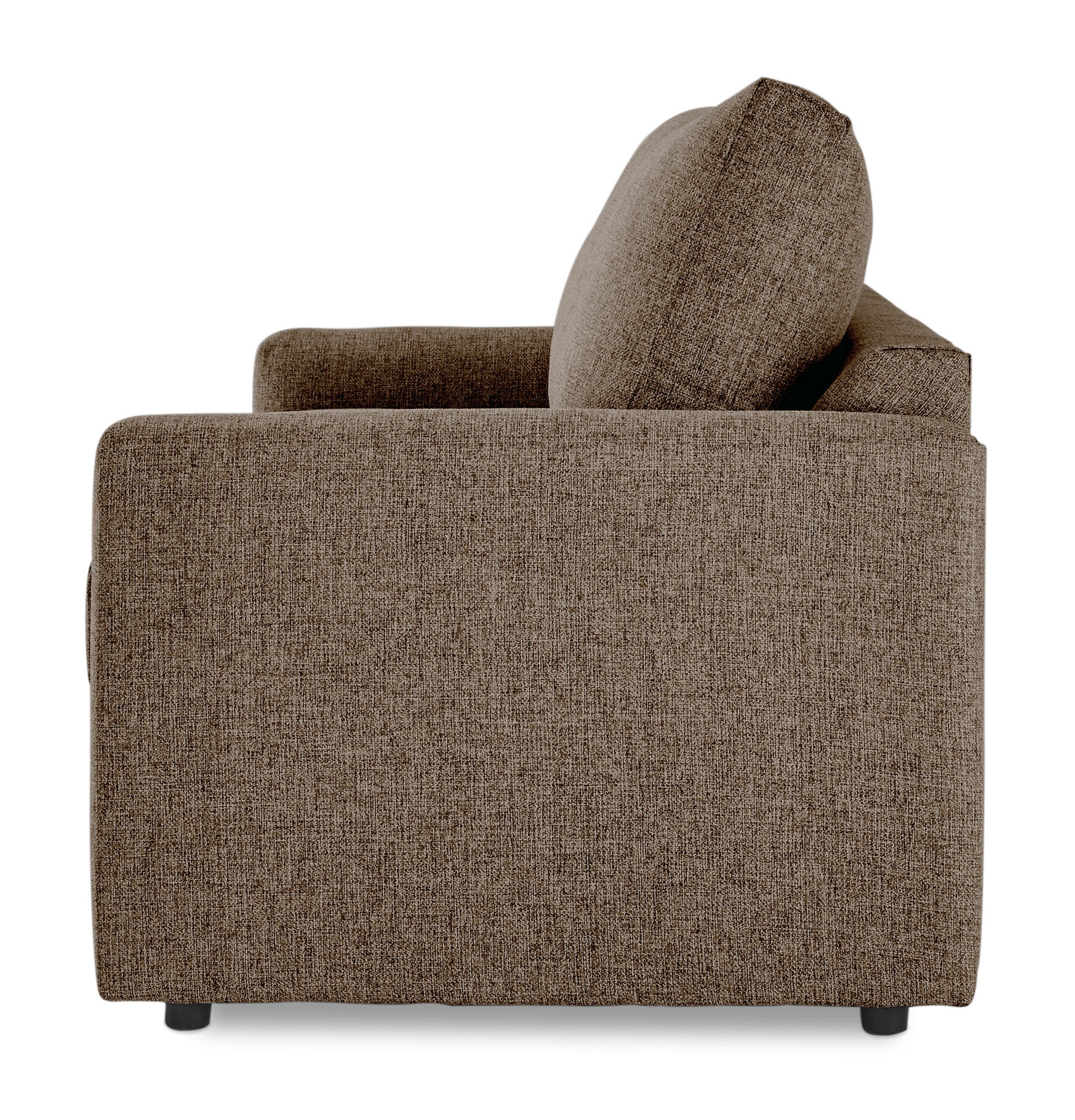 Harper Queen Sofa Bed with Memory Foam Mattress - Brown