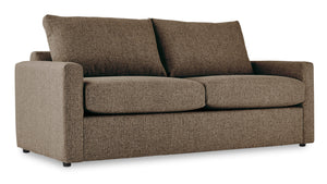 Harper Sofa-lit grand avec matelas à ressorts - brun
