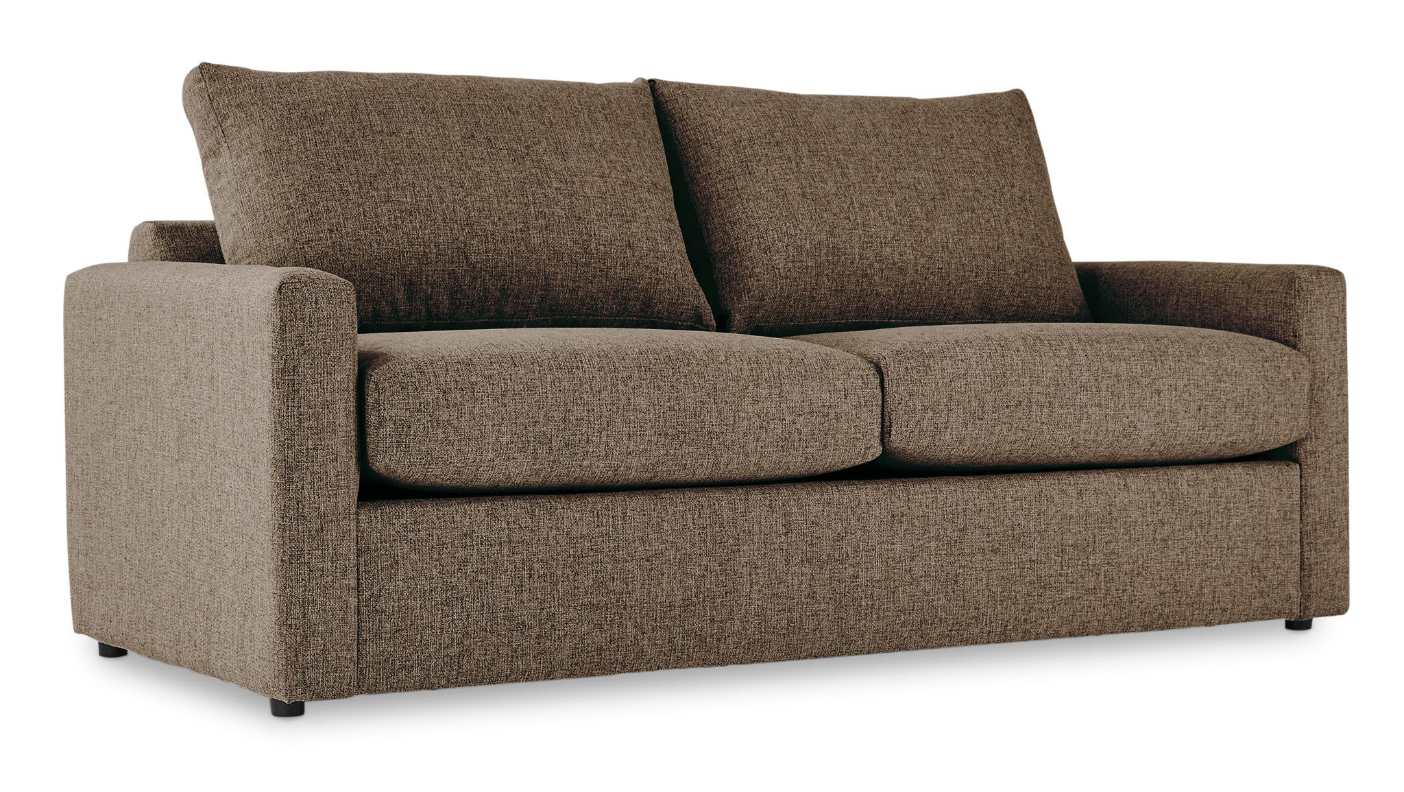 Harper Queen Sofa Bed with Memory Foam Mattress - Brown