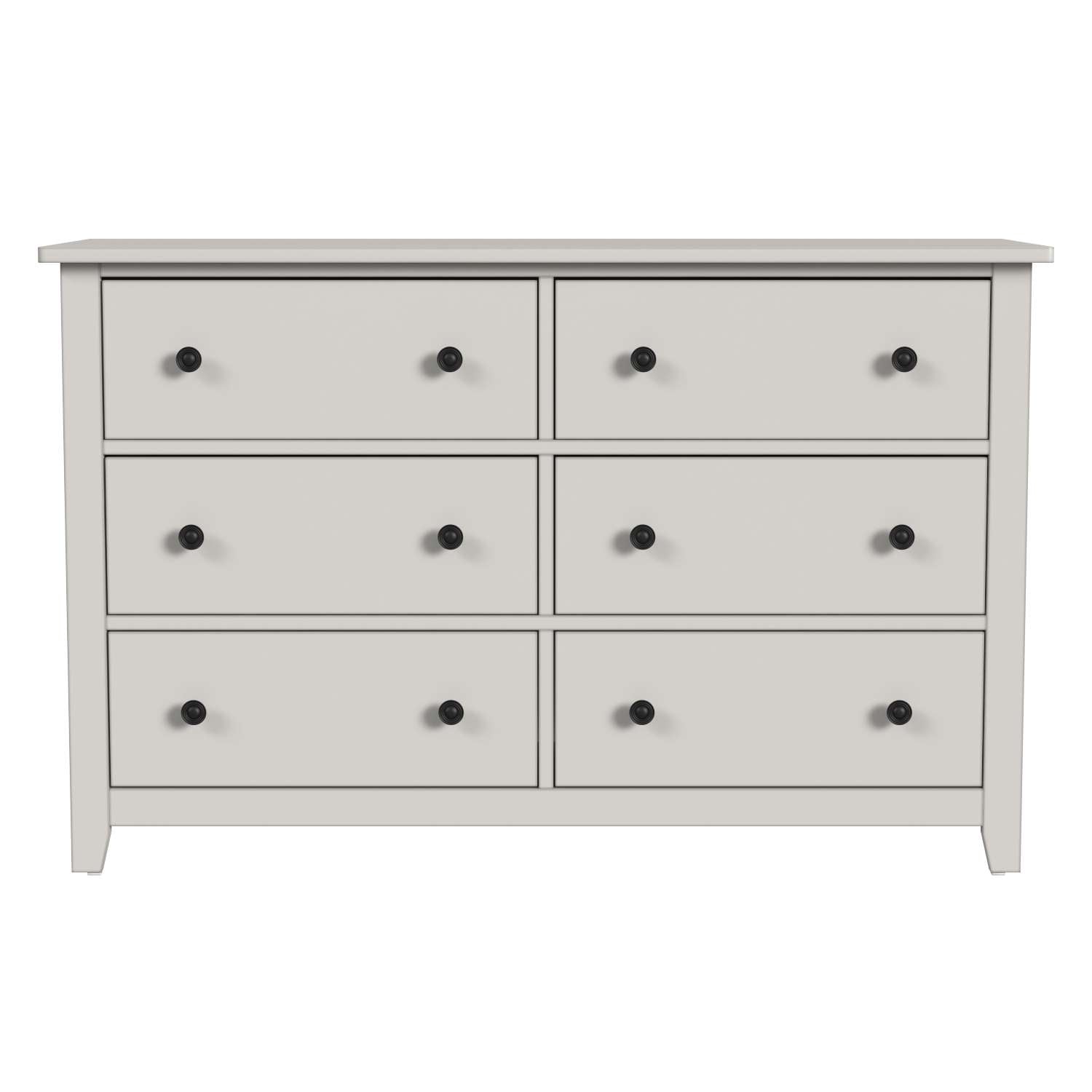 Lodge 6 Drawer Dresser - Cream
