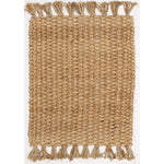 Jute Braided Area Rug - 8' X 11' - Beige