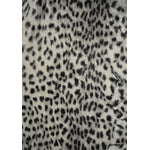 Kathy Leopard Print Area Rug - 5' X 8' - Grey/Black