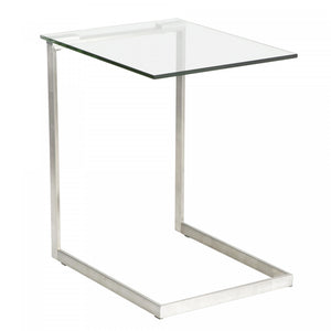 Zenn 15.75" Accent Table - Stainless Steel