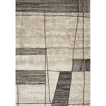 Ollie Abstract Pen Drawing Area Rug - 8' X 11' - Grey