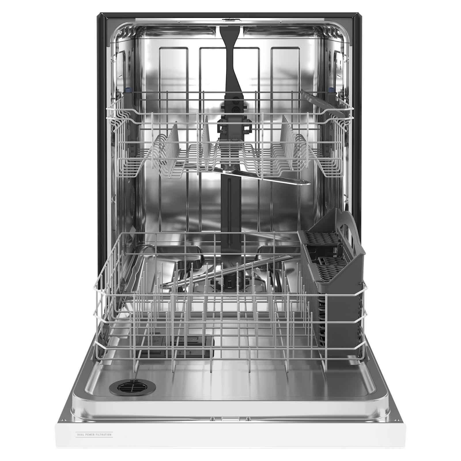 Maytag 24" White dishwasher with Dual Power filtration (50 dBA) - MDB4949SKW