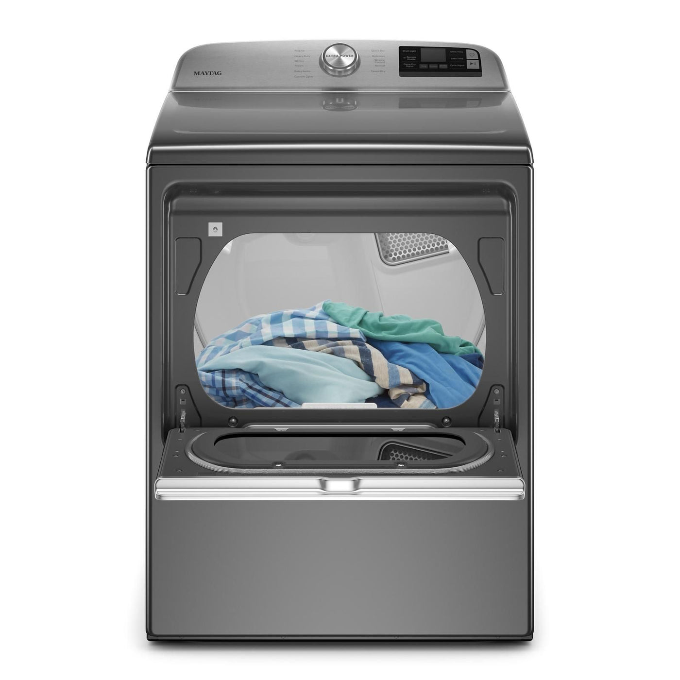Maytag Metallic Slate Smart Electric Dryer (7.4 Cu.Ft.) - YMED6230HC