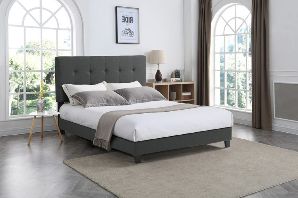 Cabo 3-Piece Full Bed - Dark Grey