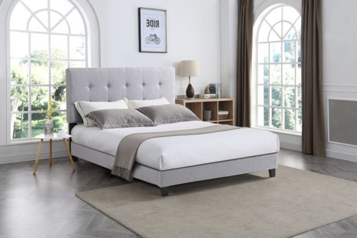 Cabo 3-Piece King Bed - Light Grey