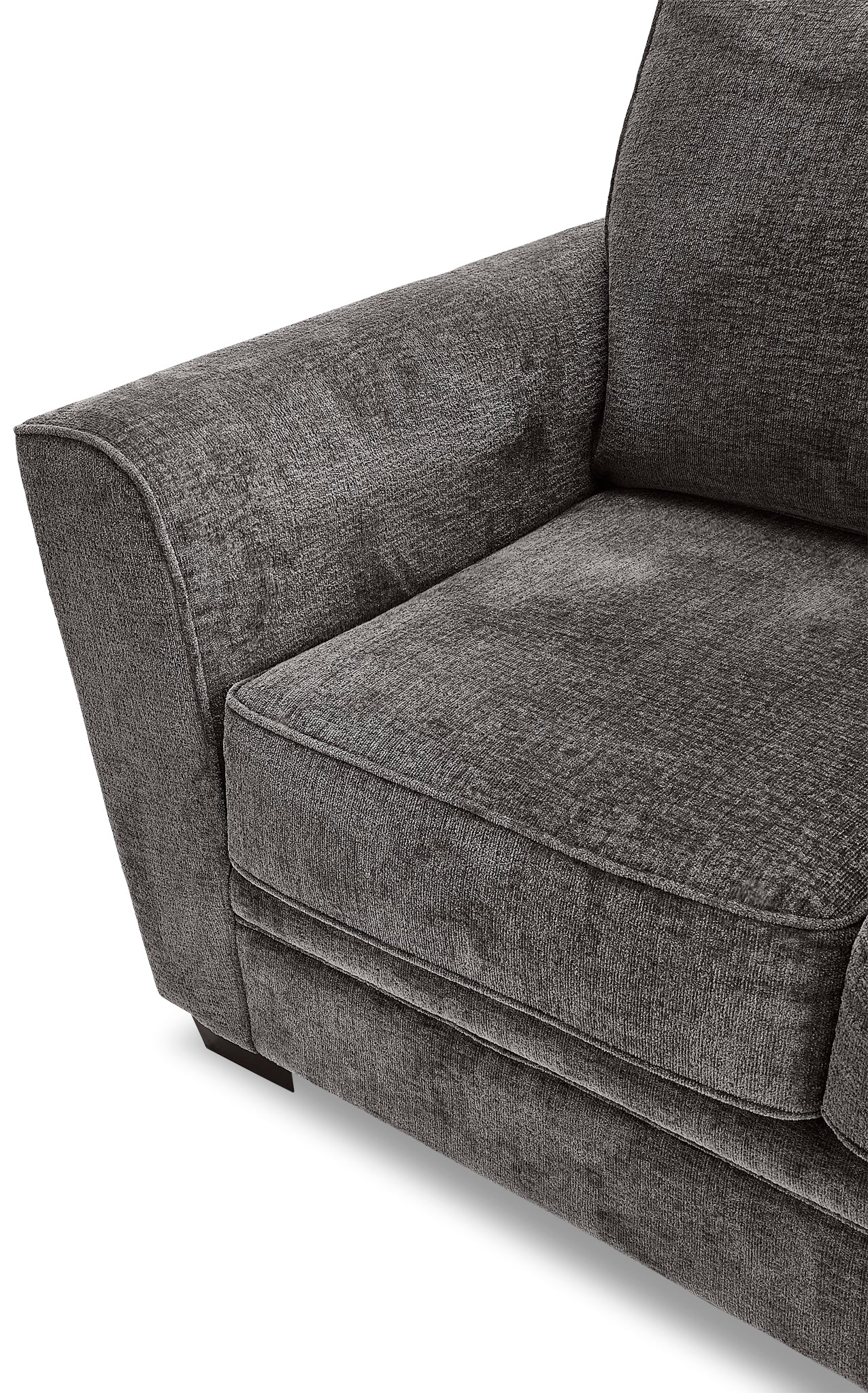 Daisy Sofa, Loveseat and Chair Set - Charcoal