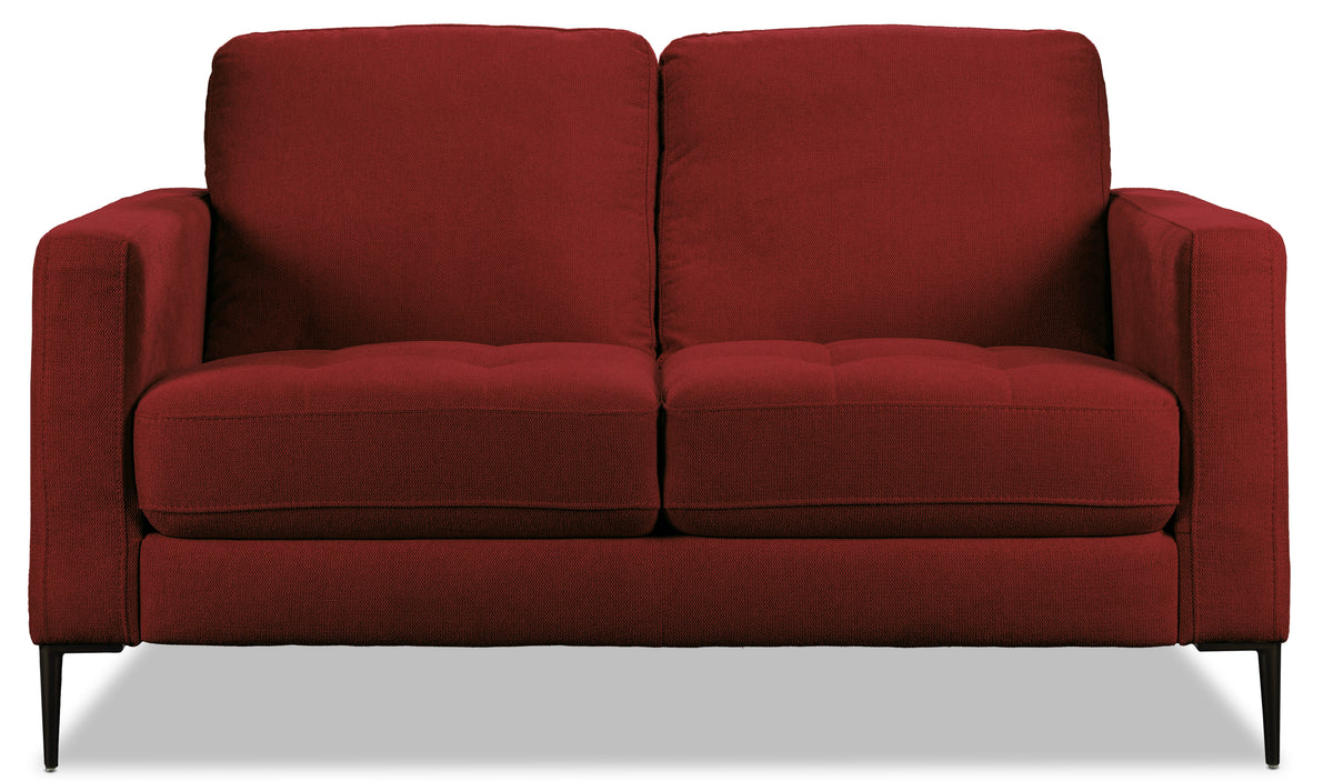 Leanne Loveseat - Red