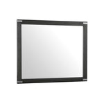 Laguna Dresser Mirror - Weathered Oak, Black