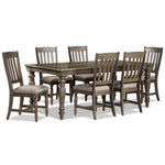Bilboa 7-Piece Extendable Dining Set - Roasted Oak