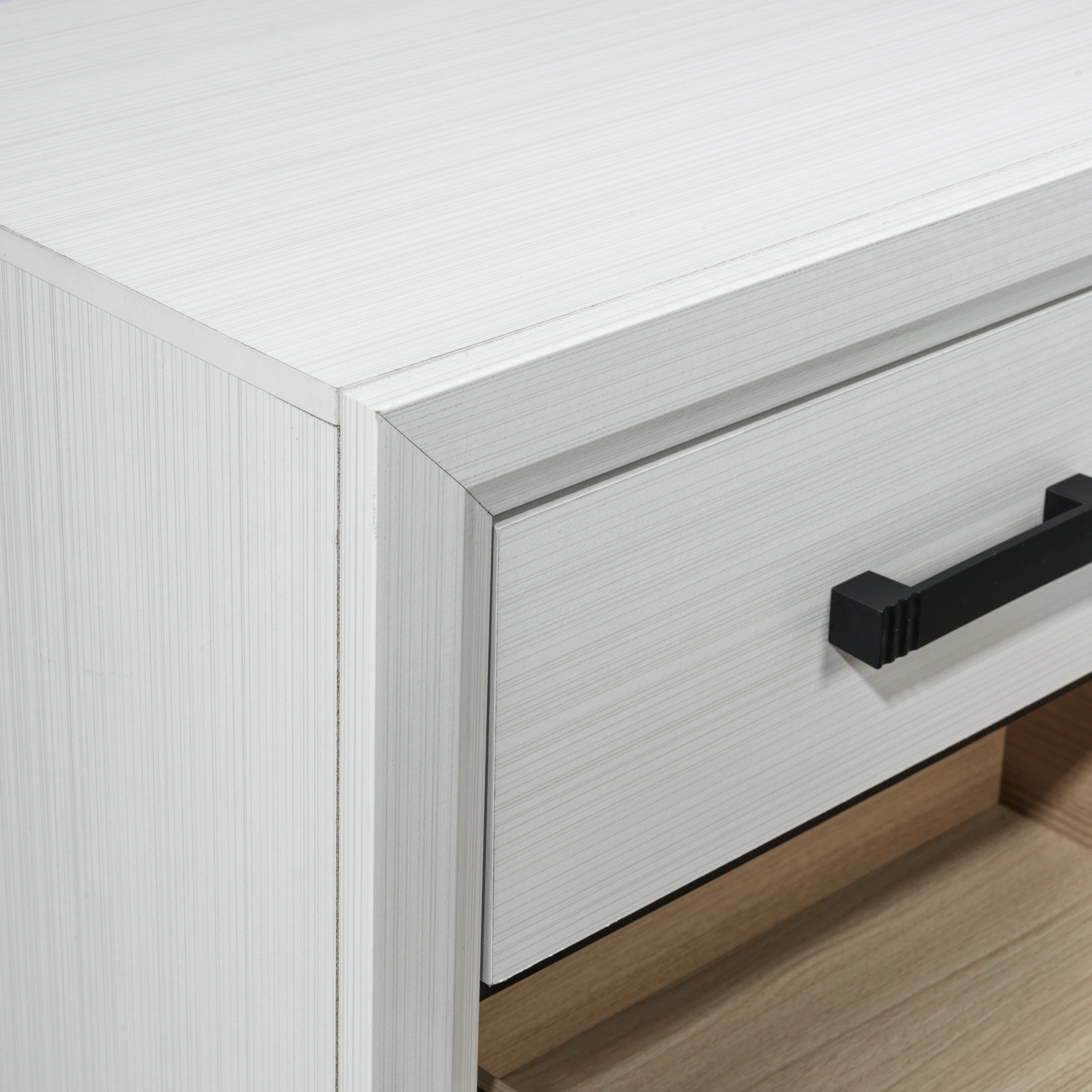 Fog Night Table - White, Black