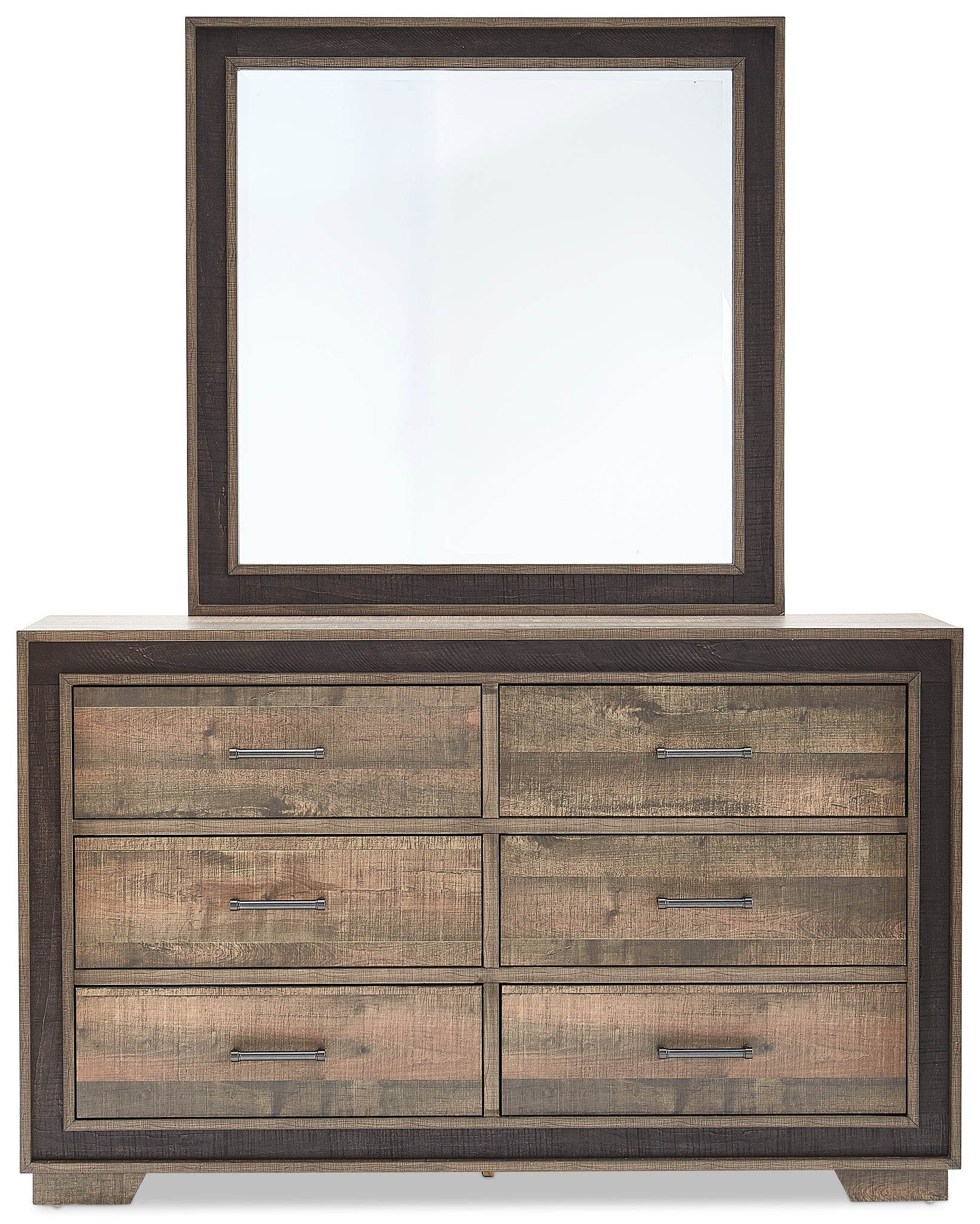 Orlando Mirror - Weathered Brown