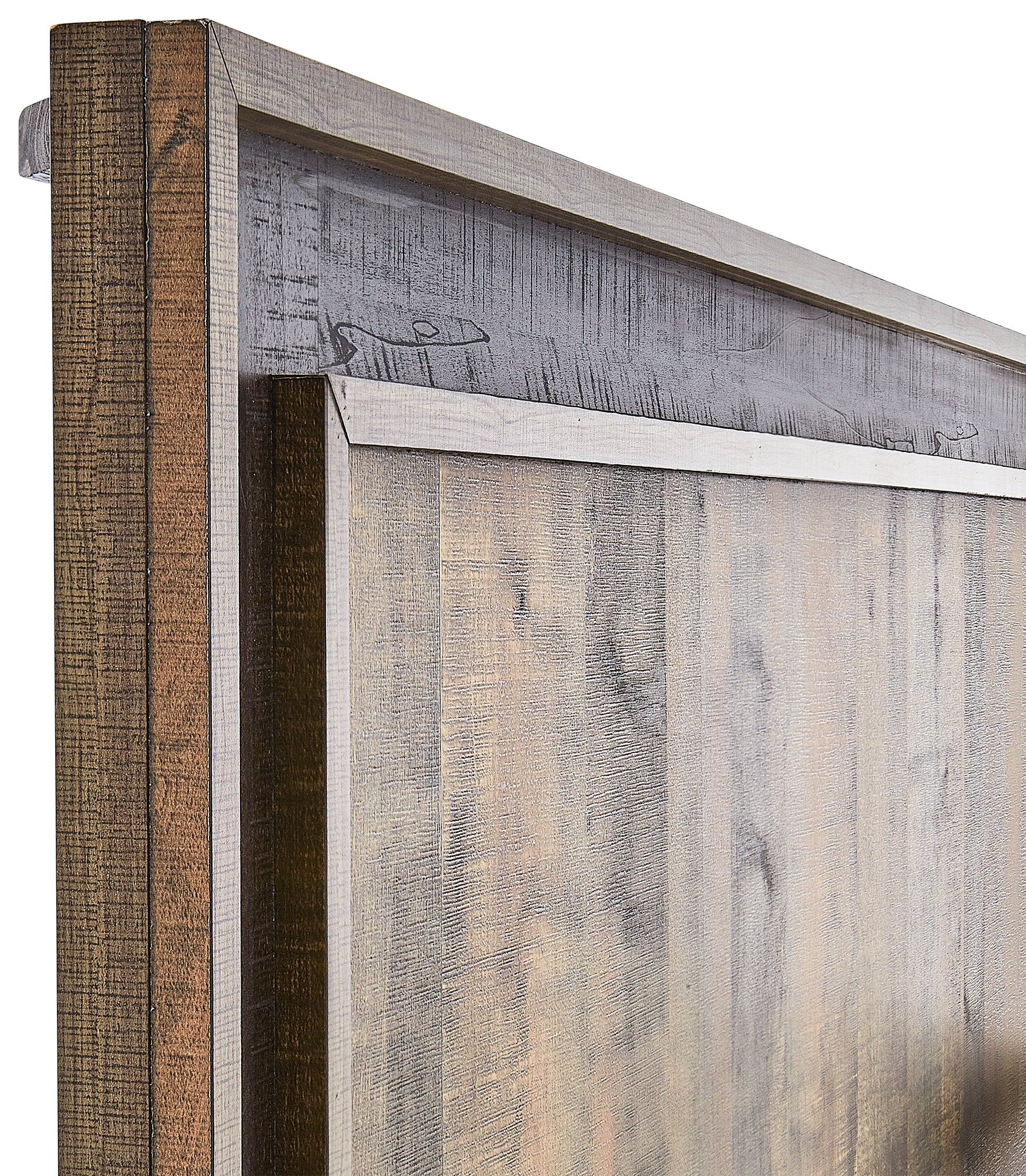 Orlando 6-Piece King Bedroom Package - Weathered Brown