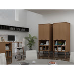 Applesham 2-Piece Extra Storage Home Office Set - Maple Cream