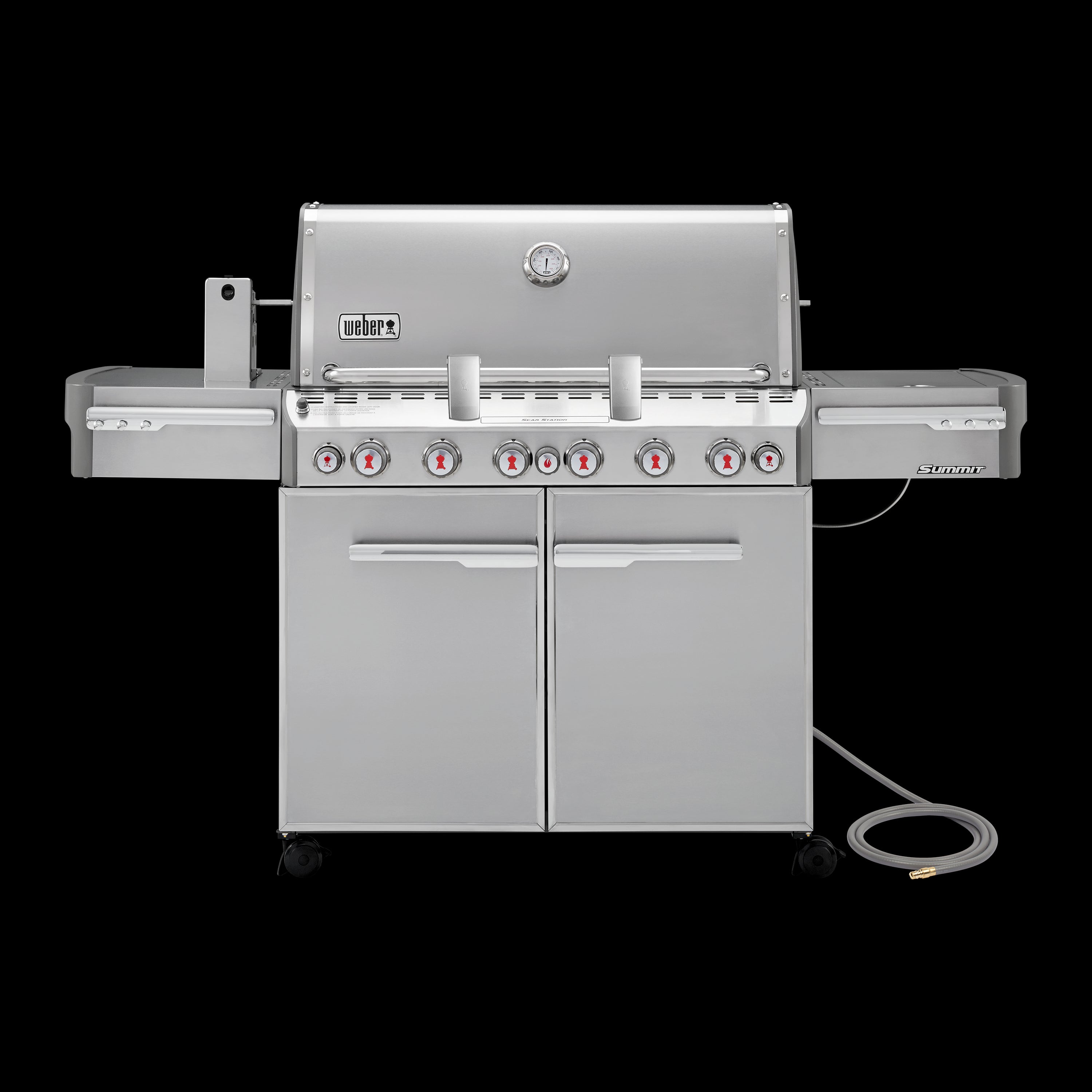 Weber Summit Stainless Steel S-670 6-Burner 100,000 BTU Natural Gas BBQ - 7470001