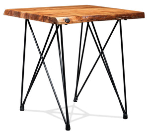 Agra Table de bout 24 po – naturel