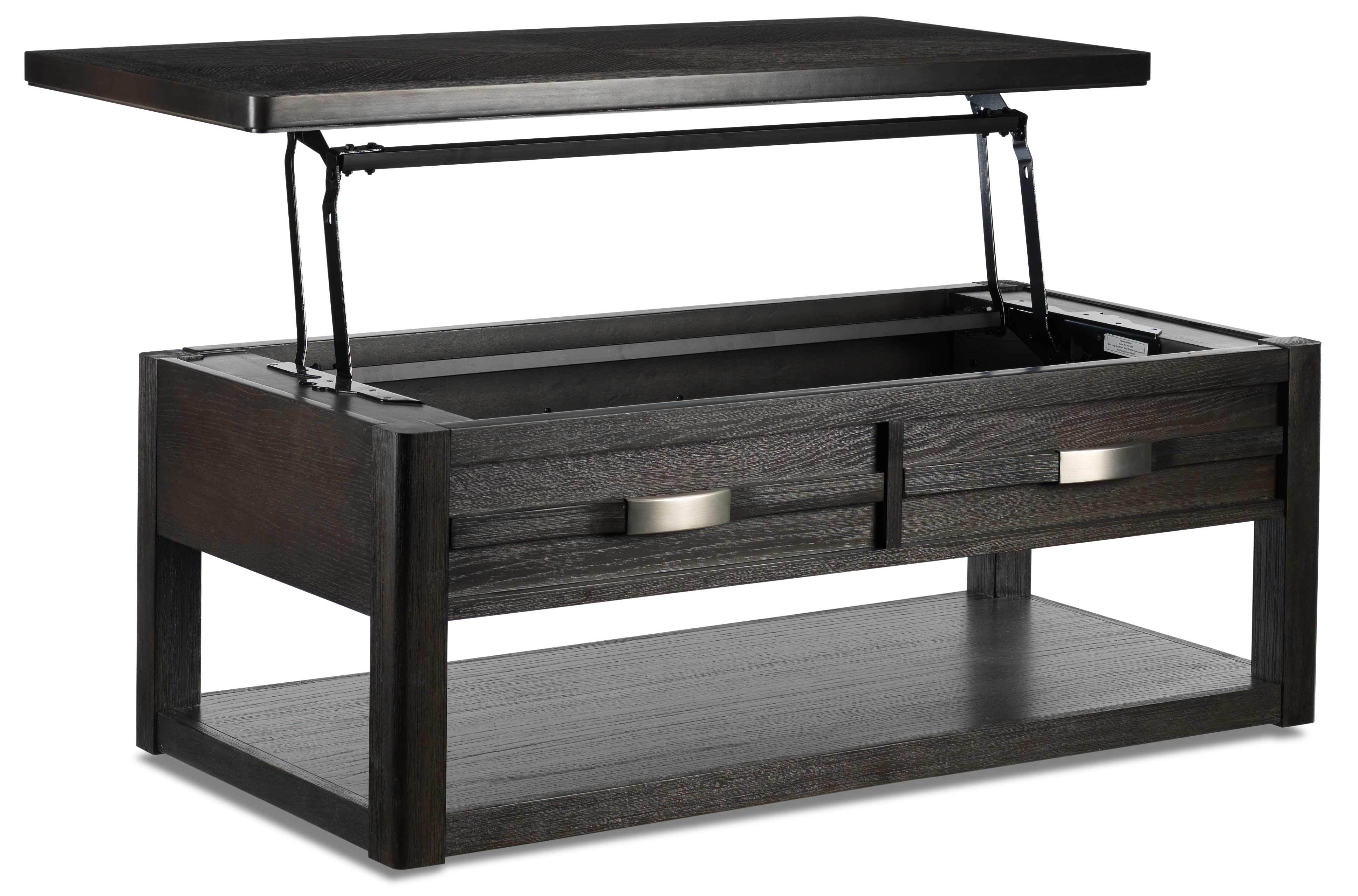 Manila 48" Lift-Top Coffee Table - Brown