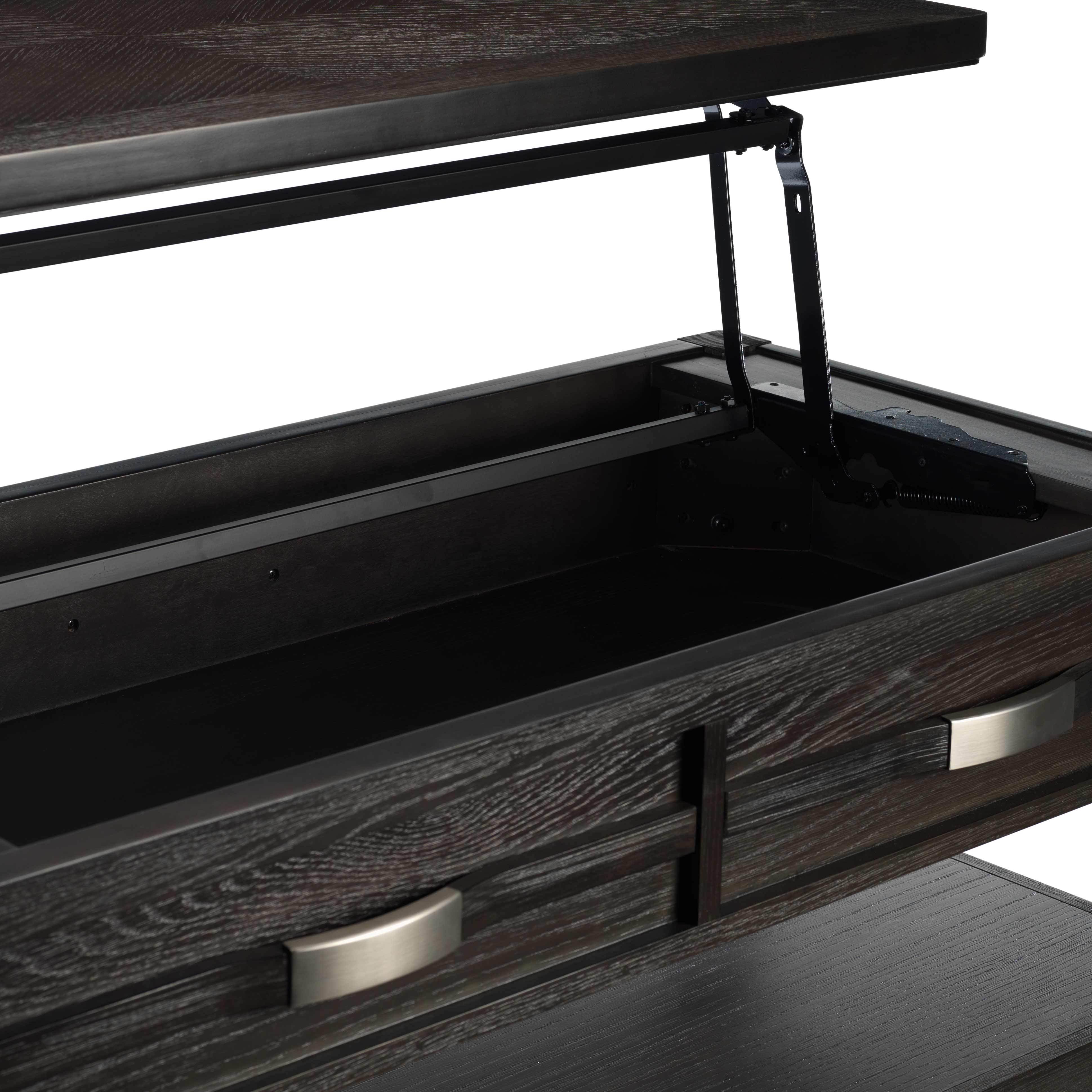 Manila 48" Lift-Top Coffee Table - Brown