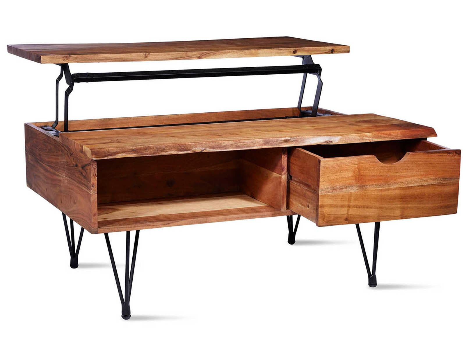 Milo 40" Lift Top Coffee Table - Natural