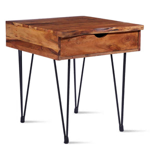 Milo Table de bout 22 po - naturel