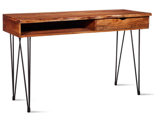Milo Table console/bureau de travail 51 po - naturel