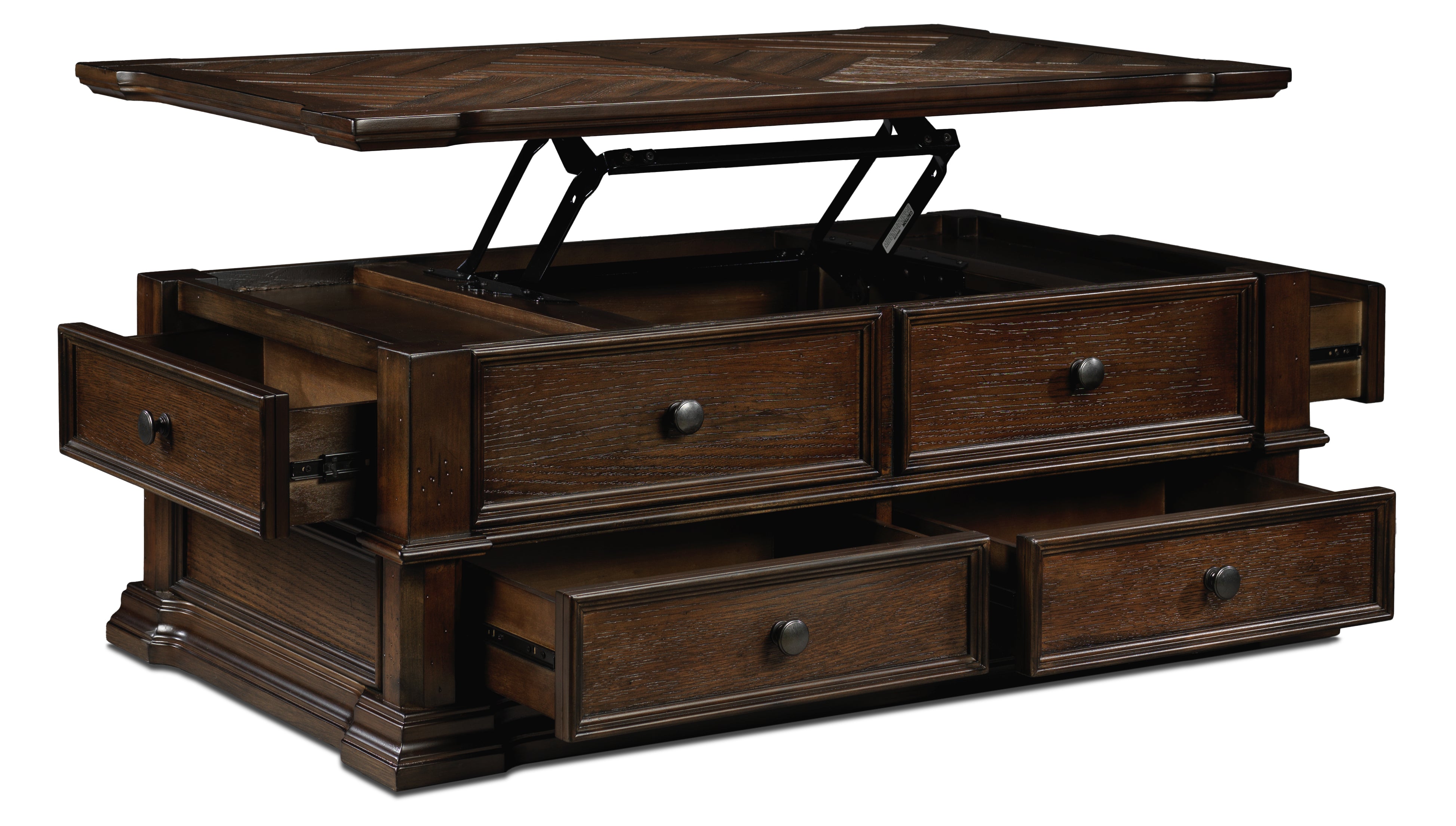 Roman 48" Lift-Top Coffee Table - Walnut