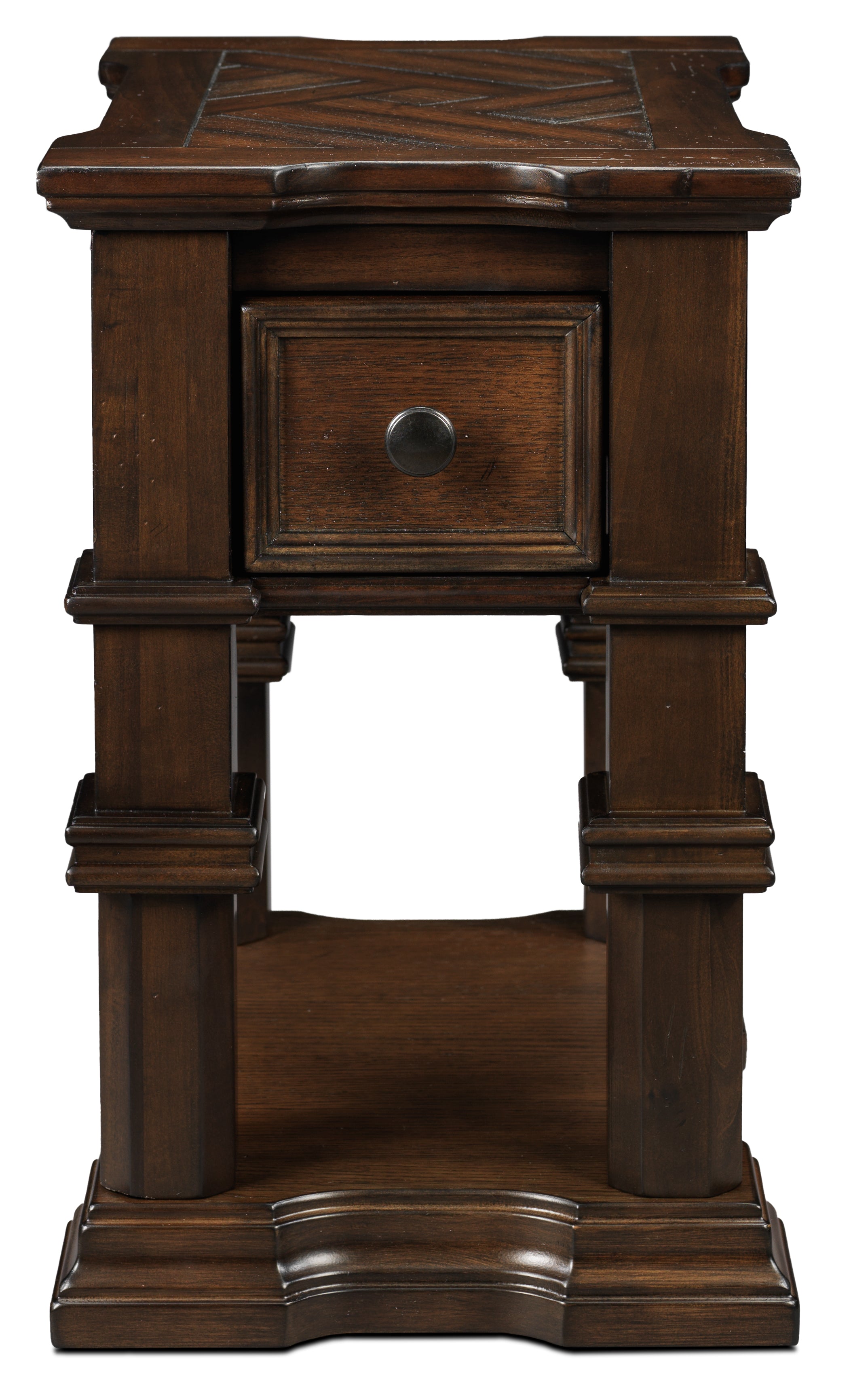 Roman 22" Chairside Table - Walnut
