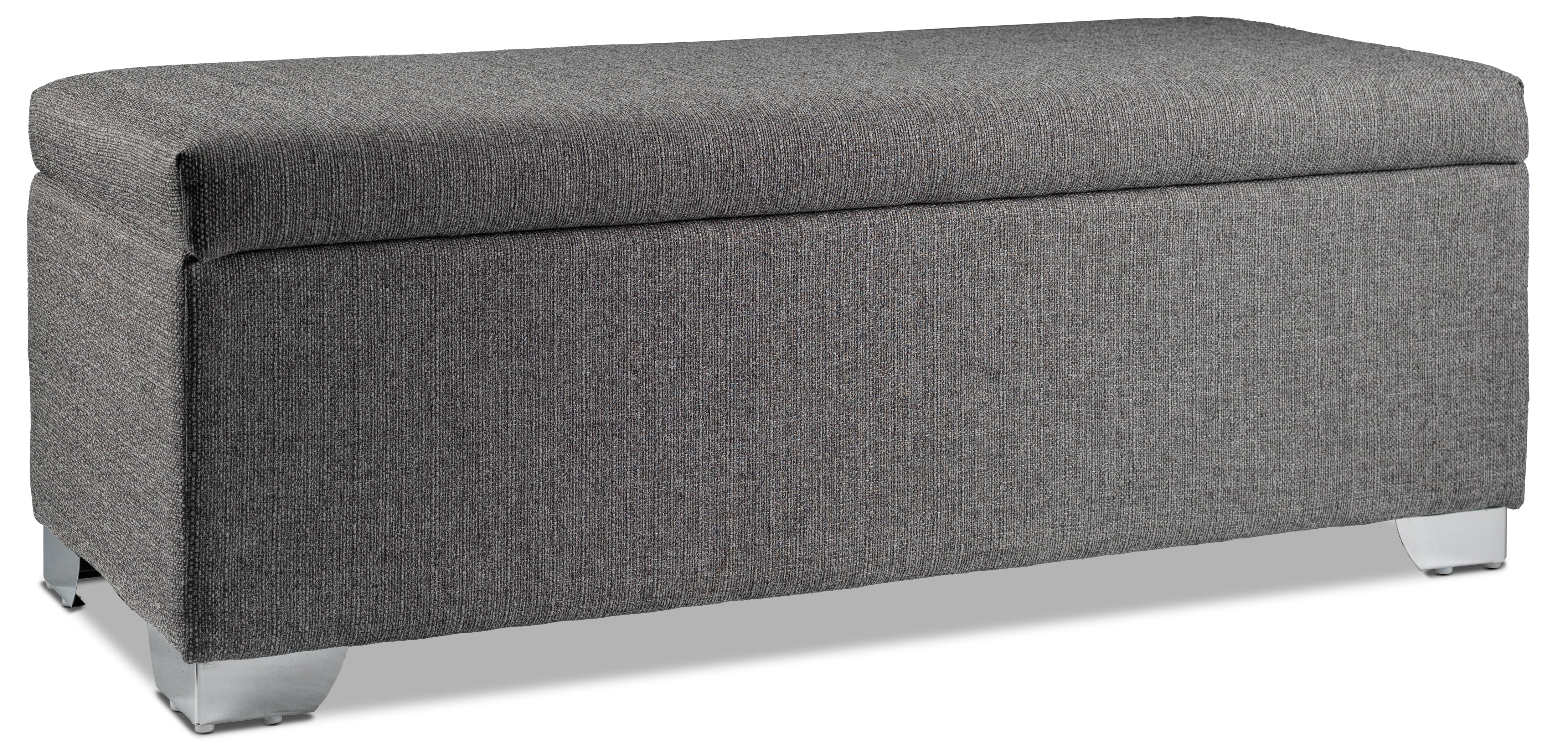 Amelio Ottoman - Dark Grey