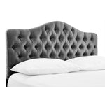 Lexa Full Headboard - Dark Grey