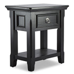 Turner 23" Side Table - Black