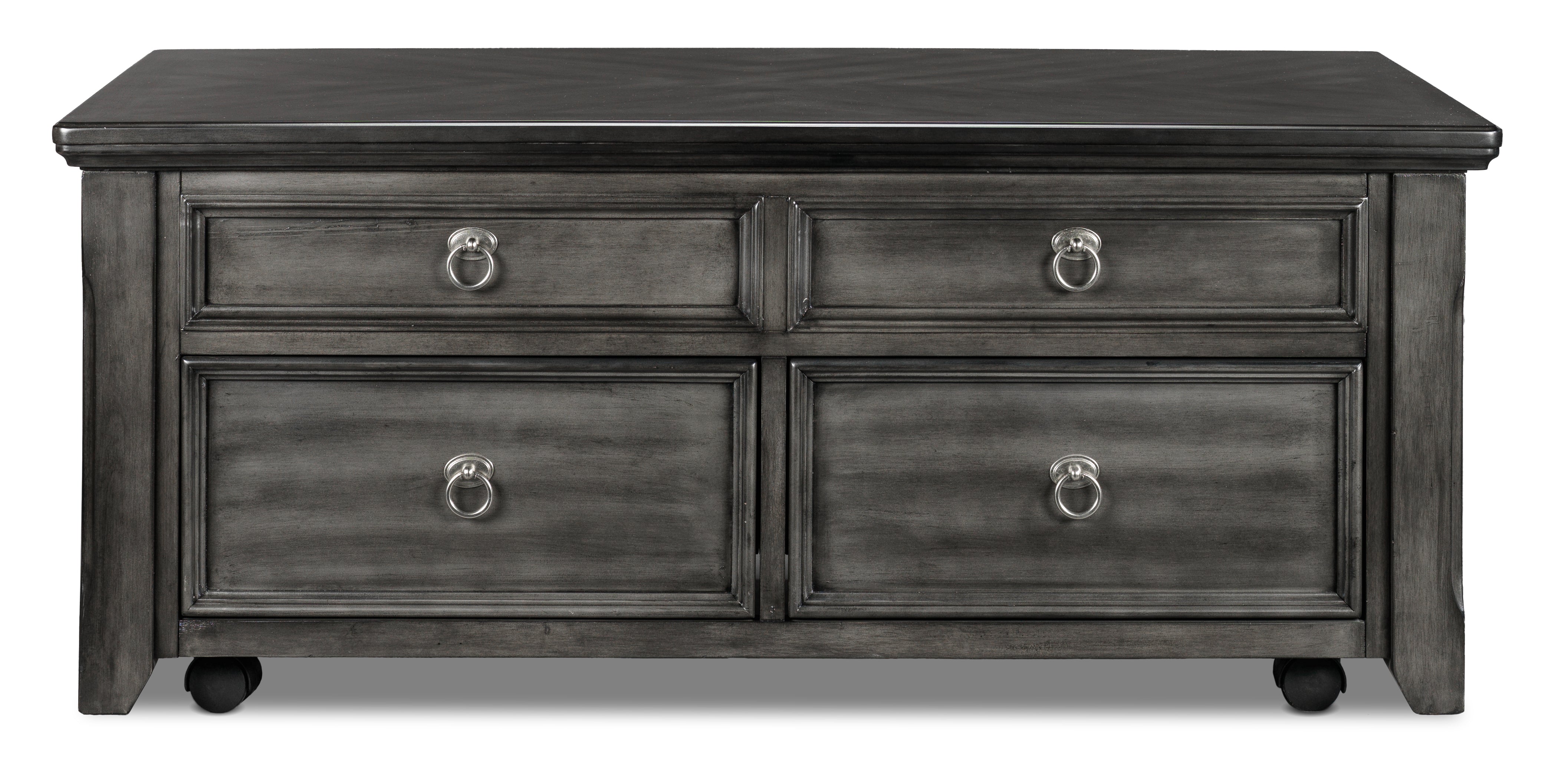 Turner 46" Lift-Top Coffee Table - Grey