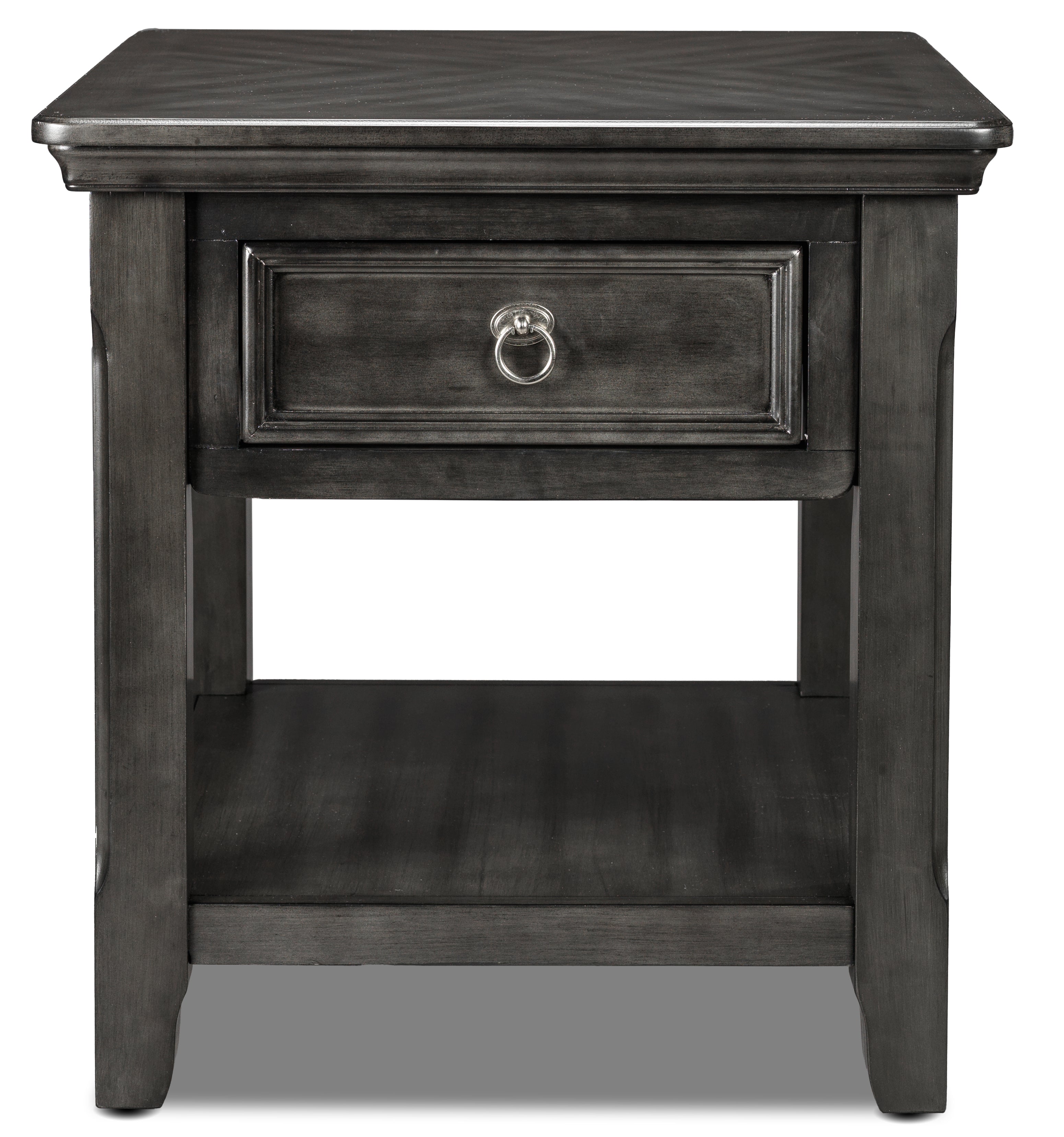 Turner 26" End Table - Grey