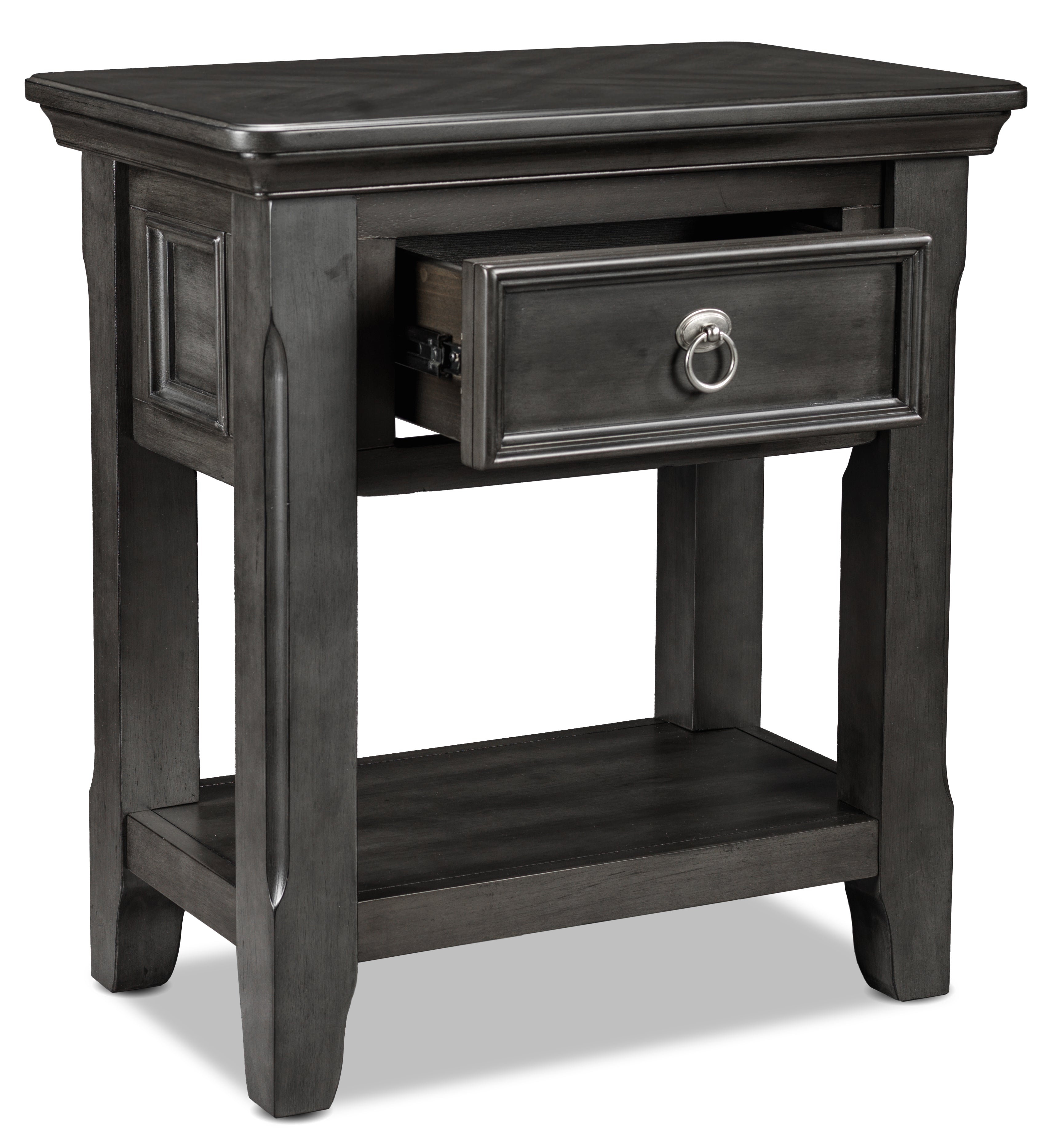 Turner 23" Side Table - Grey