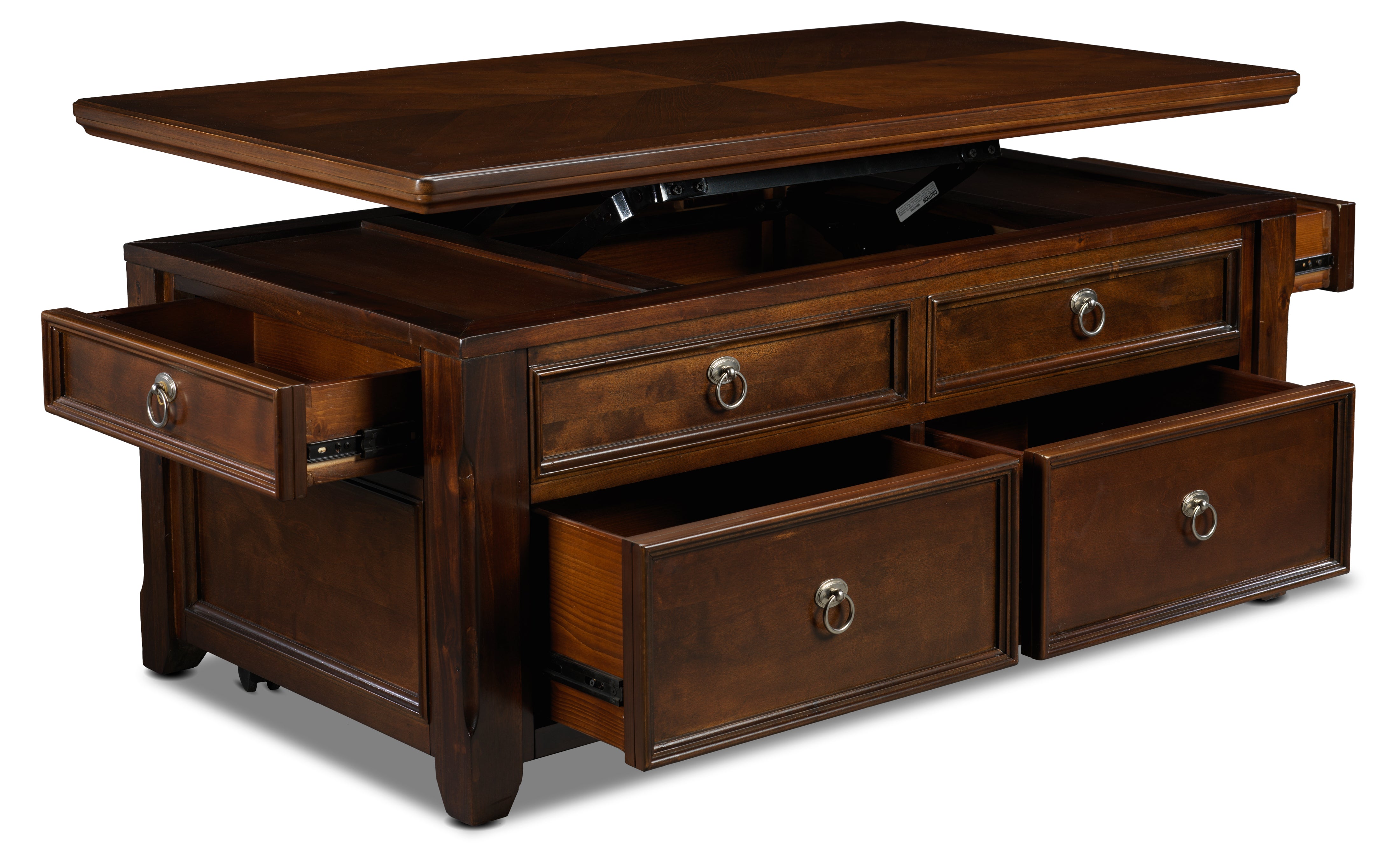 Turner 46" Lift-Top Coffee Table - Walnut