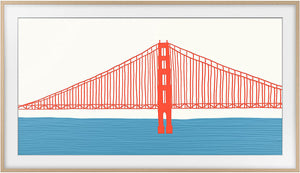 Samsung Cadre personnalisable moderne pour téléviseur Le Cadre 2021 43 po teck VG-SCFA43TKBZA