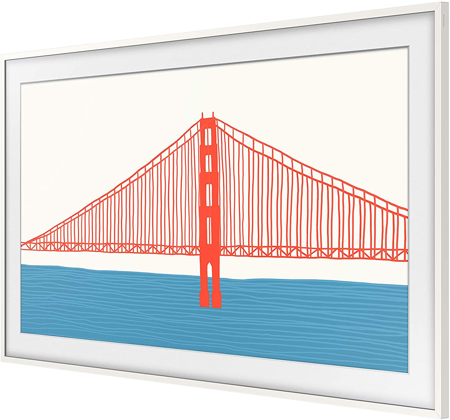 Samsung Modern White 50" Customizable Frame for 2021 The Frame TV - VG-SCFA50WTBZA